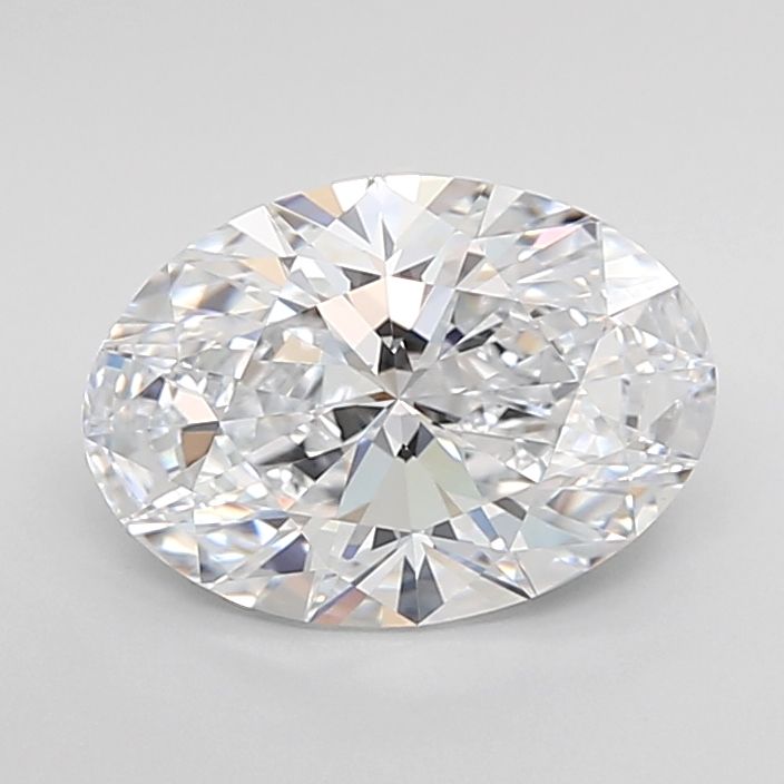 2.66 Carat D-VVS2 Oval Lab Diamond