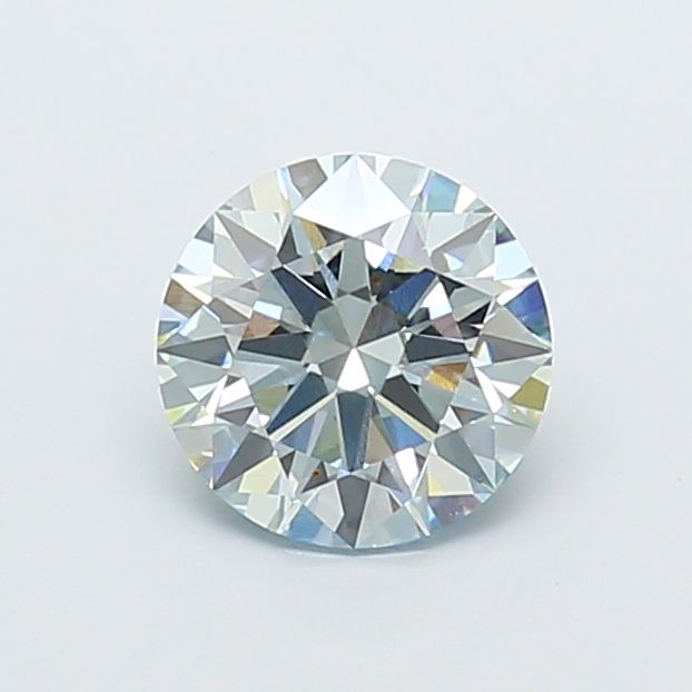 1.60 Carat Round Cut Fancy Blue