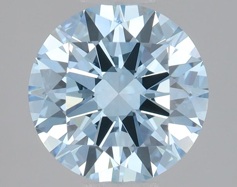 1.98 Carat Round Cut Fancy Blue