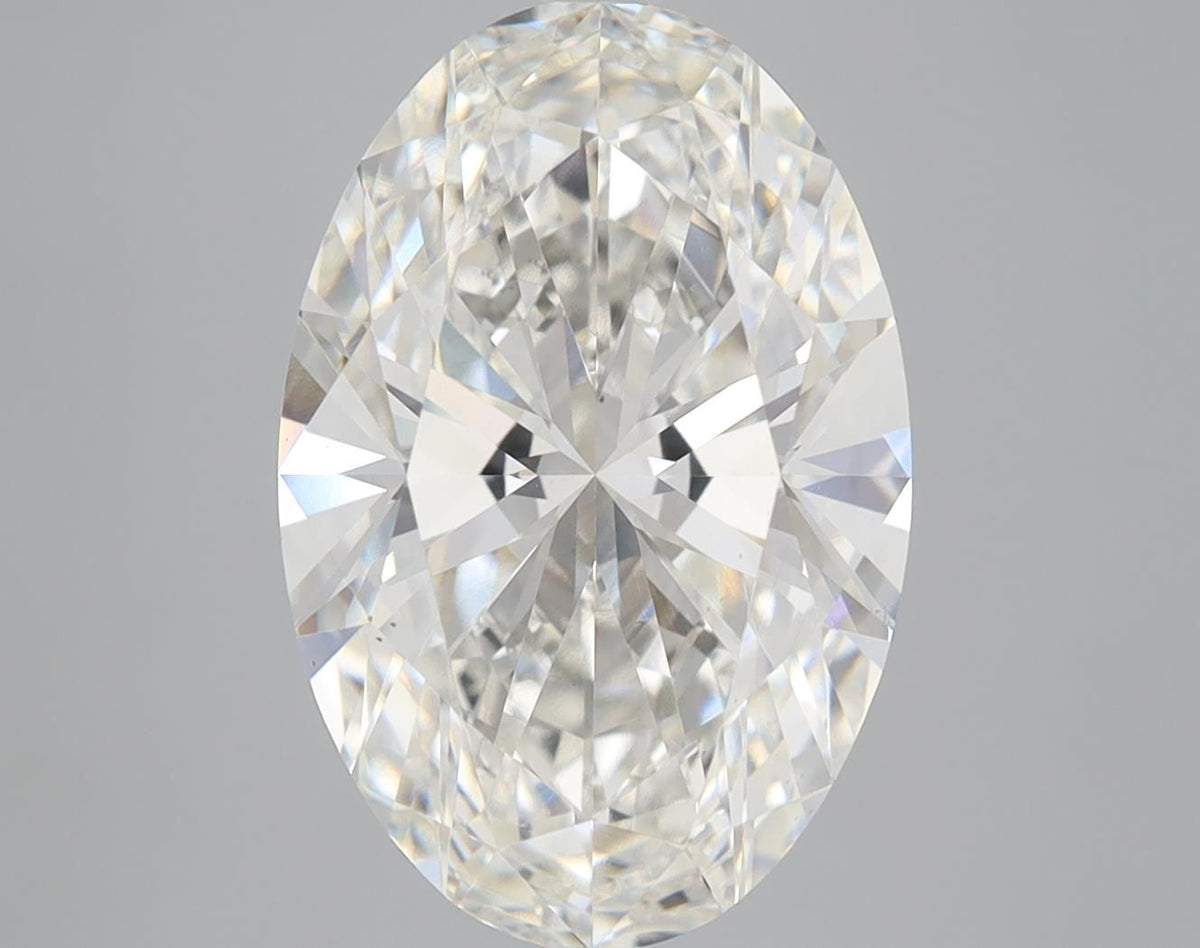 5.29 Carat H-VS1 Oval Lab Diamond