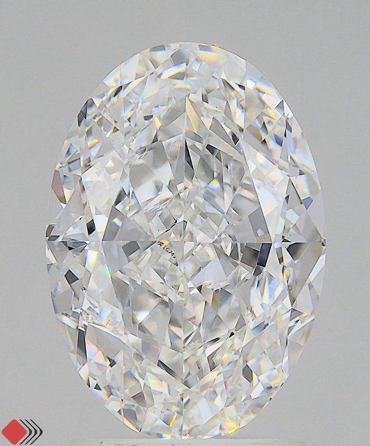3.08 Carat F-VVS2 Oval Lab Diamond
