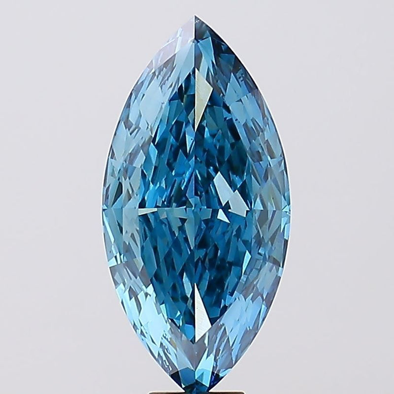 15.05 Carat Marquise Cut Fancy Blue