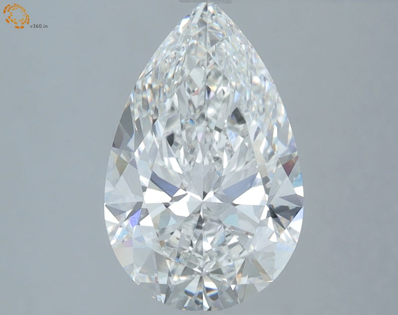 3.01 Carat F-VVS2 Pear Lab Diamond