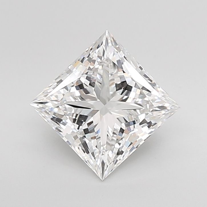 3.05 Carat D-VVS2 Princess Lab Diamond