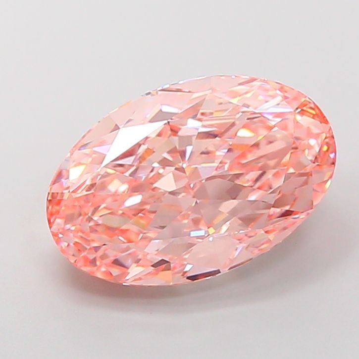 10.09 Carat Oval Cut Fancy Pink