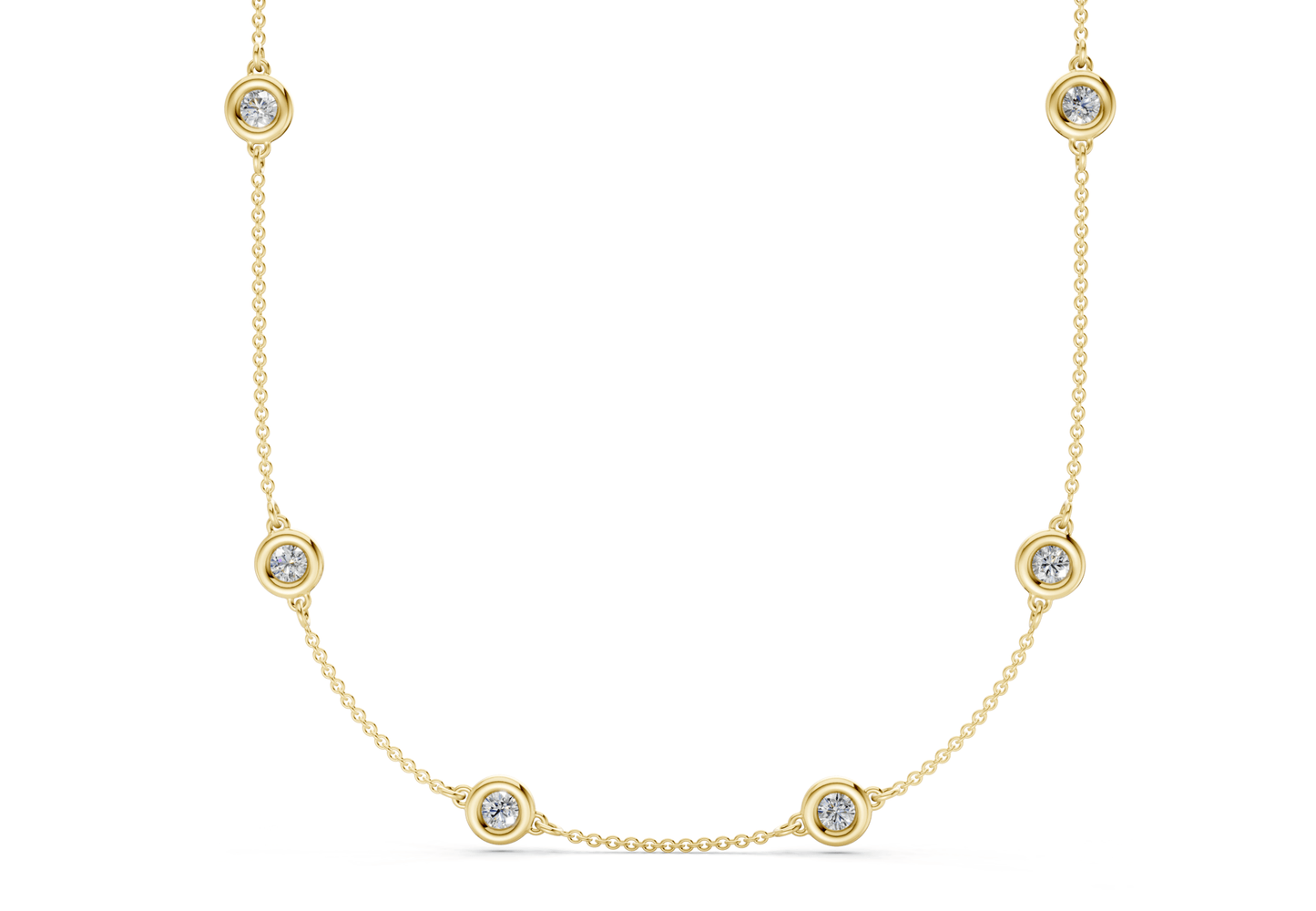Harmony Diamond Necklace 3½ Carat Total Wt. - Ring Premier