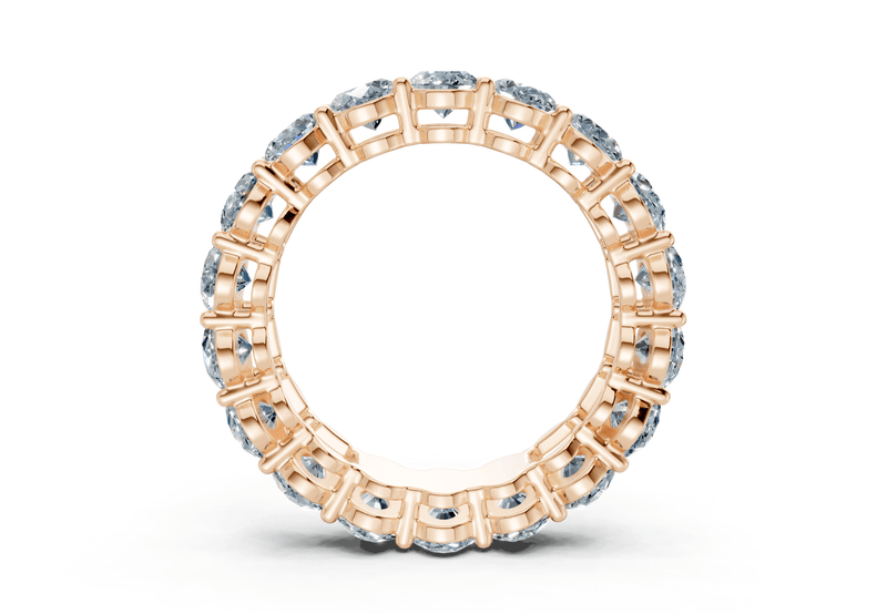 Melrose Oval Cut Blue Diamond Eternity Band 2½ Carat Total Wt. - Ring Premier