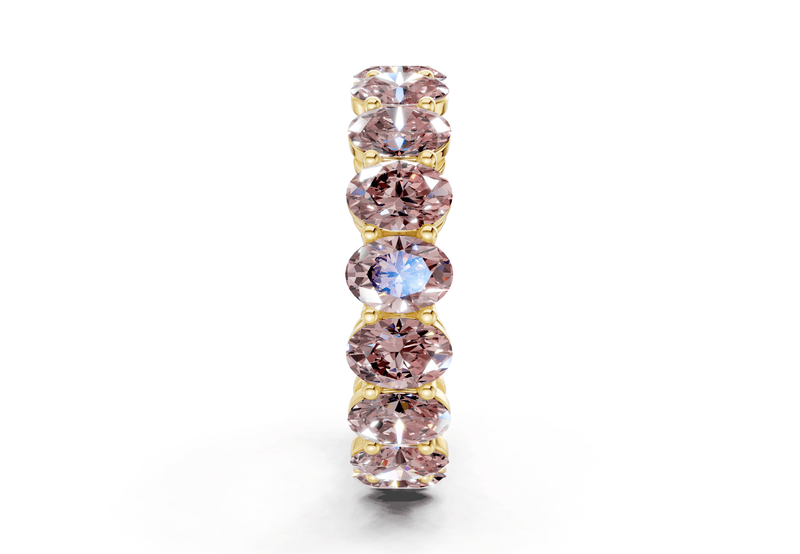 Melrose Oval Cut Pink Diamond Eternity Band 2½ Carat Total Wt. - Ring Premier