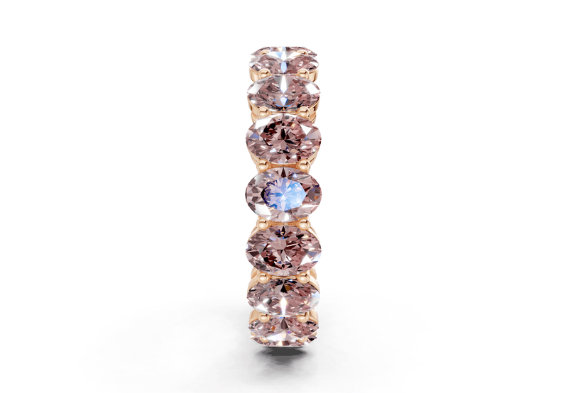 Melrose Oval Cut Pink Diamond Eternity Band 2½ Carat Total Wt. - Ring Premier