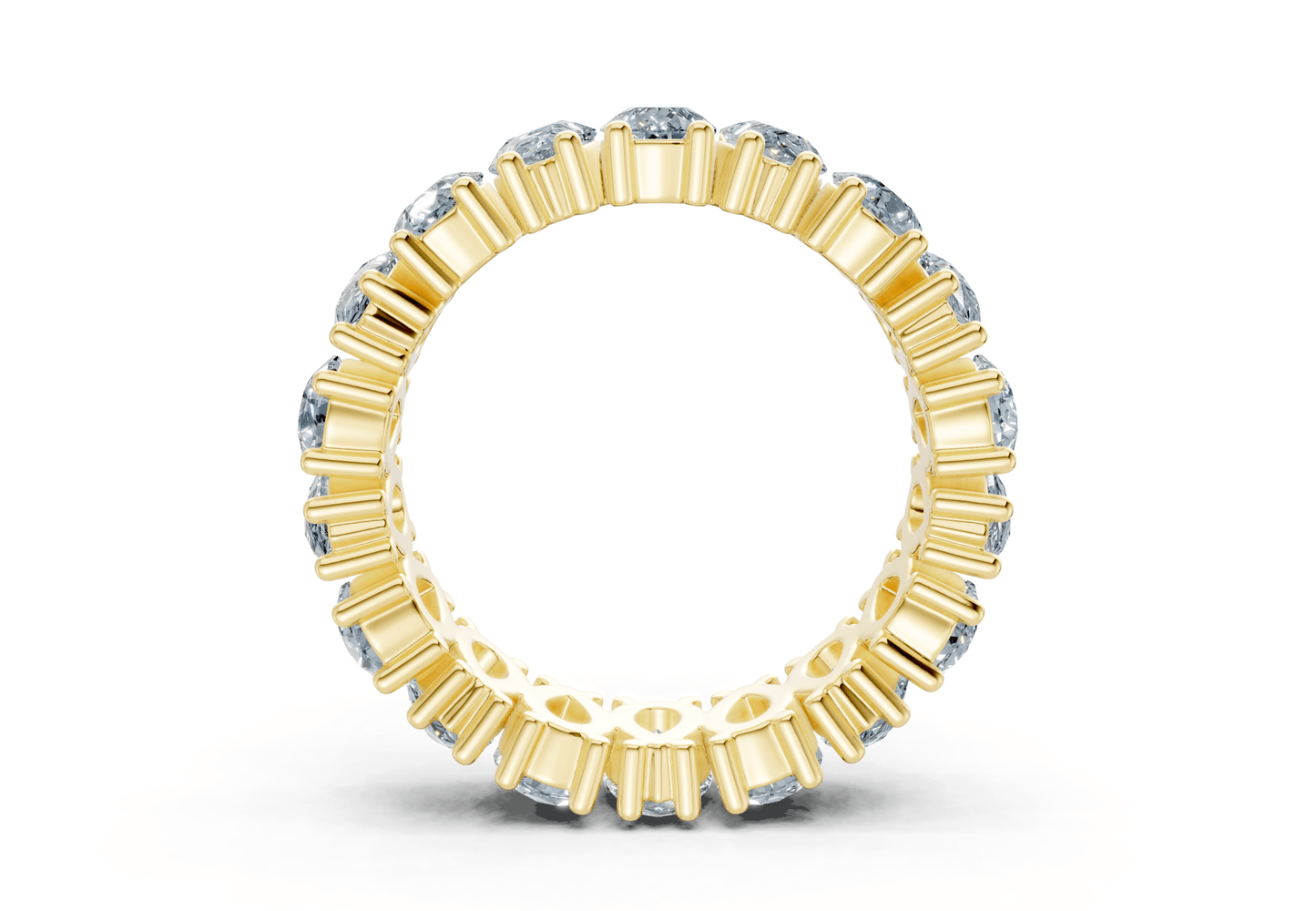 Melrose Pear Cut Blue Diamond Eternity Band 8 Carat Total Wt. - Ring Premier