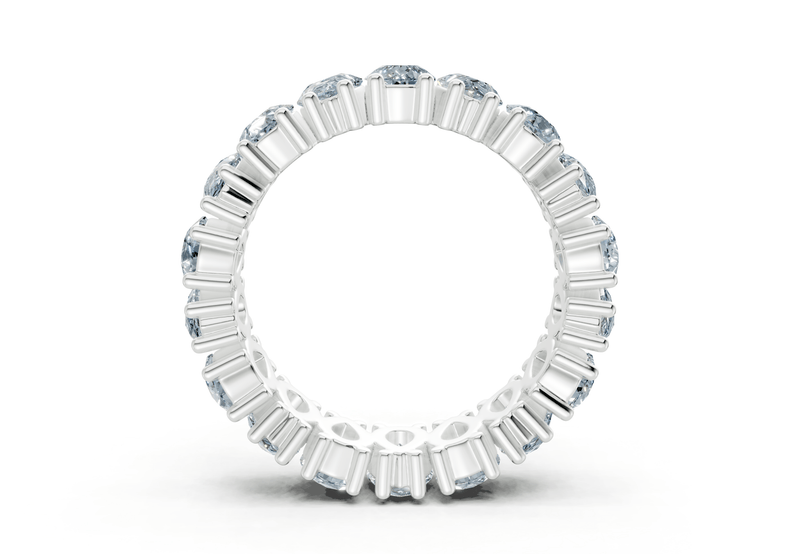 Melrose Pear Cut Blue Diamond Eternity Band 8 Carat Total Wt. - Ring Premier
