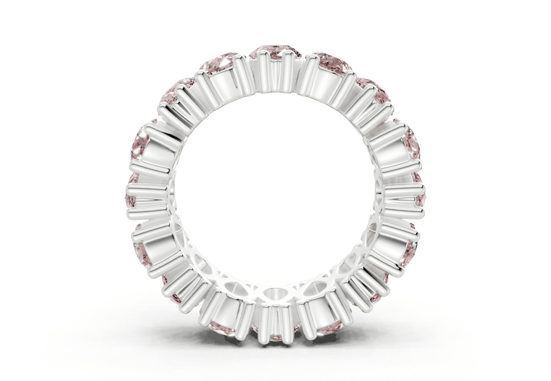 Melrose Pear Cut Pink Diamond Eternity Band 5 Carat Total Wt. - Ring Premier