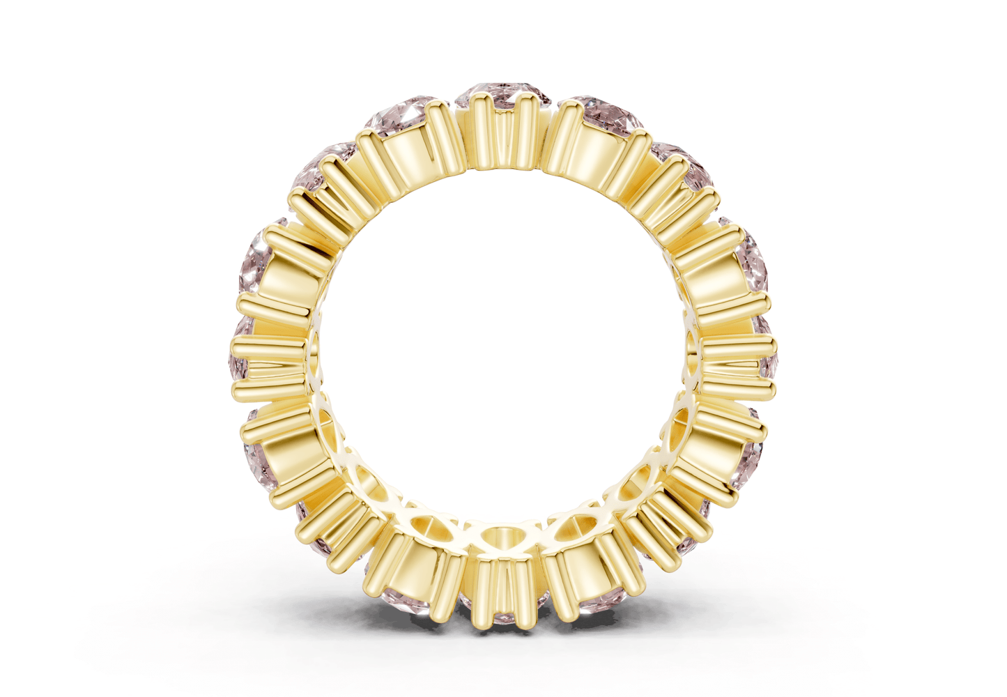 Melrose Pear Cut Pink Diamond Eternity Band 5 Carat Total Wt. - Ring Premier