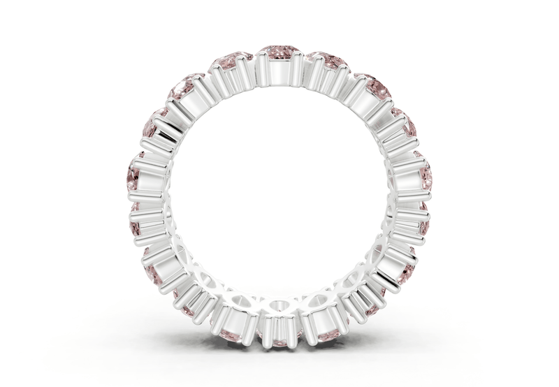 Melrose Pear Cut Pink Diamond Eternity Band 8 Carat Total Wt. - Ring Premier