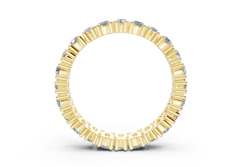 Petite Melrose Pear Cut Blue Diamond Eternity Band 2½ Carat Total Wt.