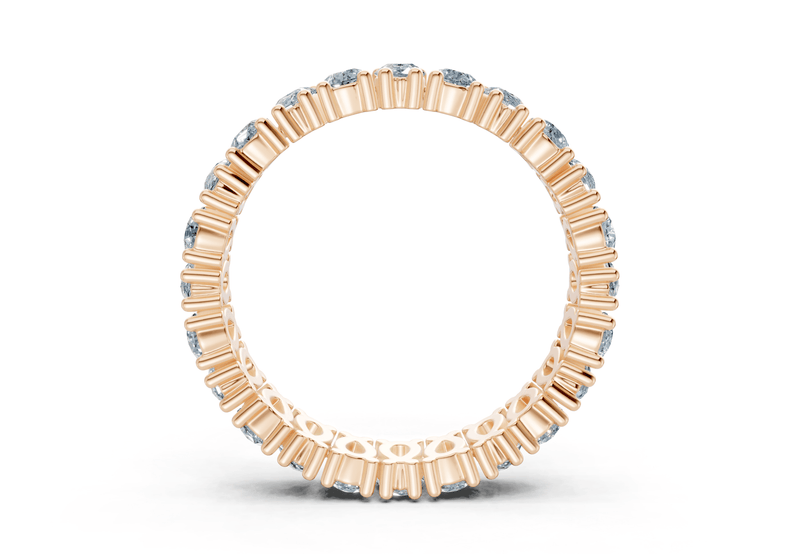 Petite Melrose Pear Cut Blue Diamond Eternity Band 2½ Carat Total Wt. - Ring Premier