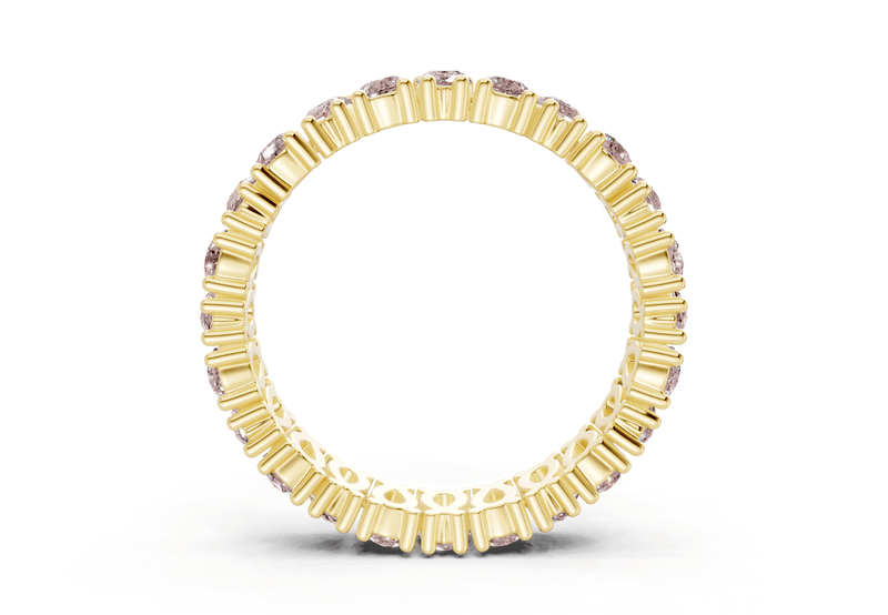 Petite Melrose Pear Cut Pink Diamond Eternity Band 2½ Carat Total Wt.