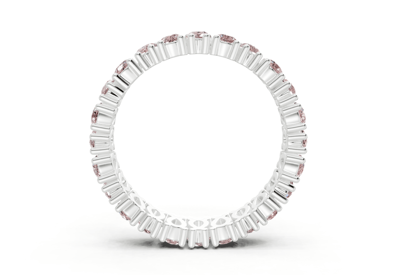 Petite Melrose Pear Cut Pink Diamond Eternity Band 2½ Carat Total Wt. - Ring Premier