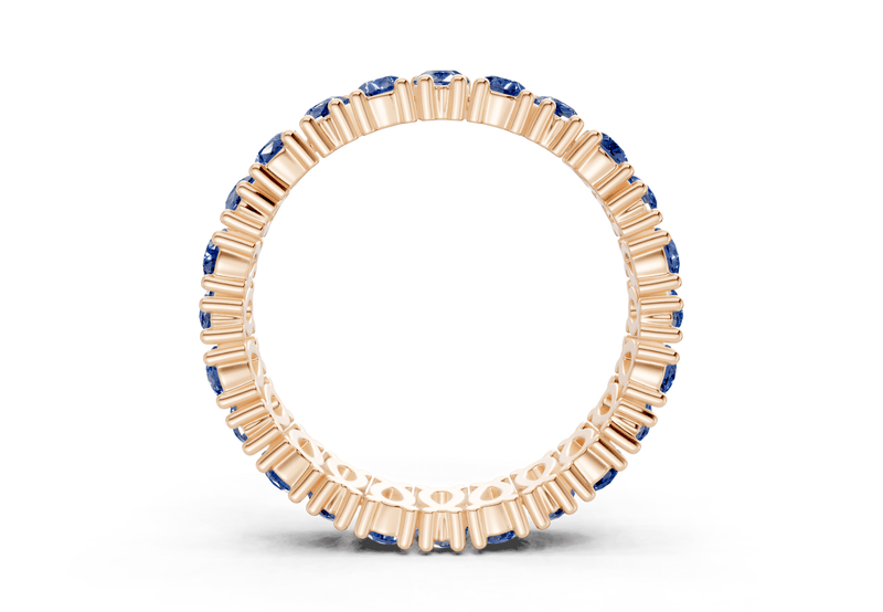 Petite Melrose Pear Cut Sapphire Gemstone Eternity Band 2½ Carat Total Wt. - Ring Premier