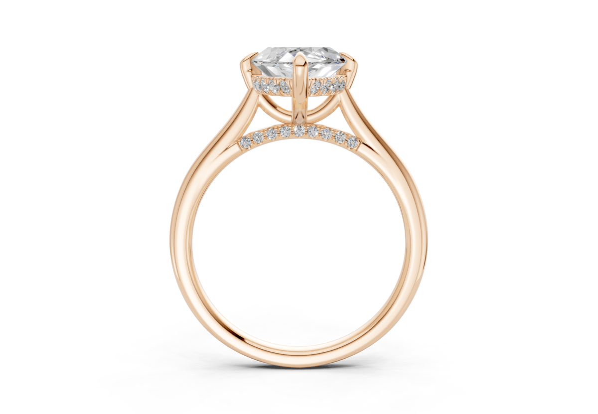 Piper Diamond Solitaire Marquise Cut 1.8mm Engagement Ring