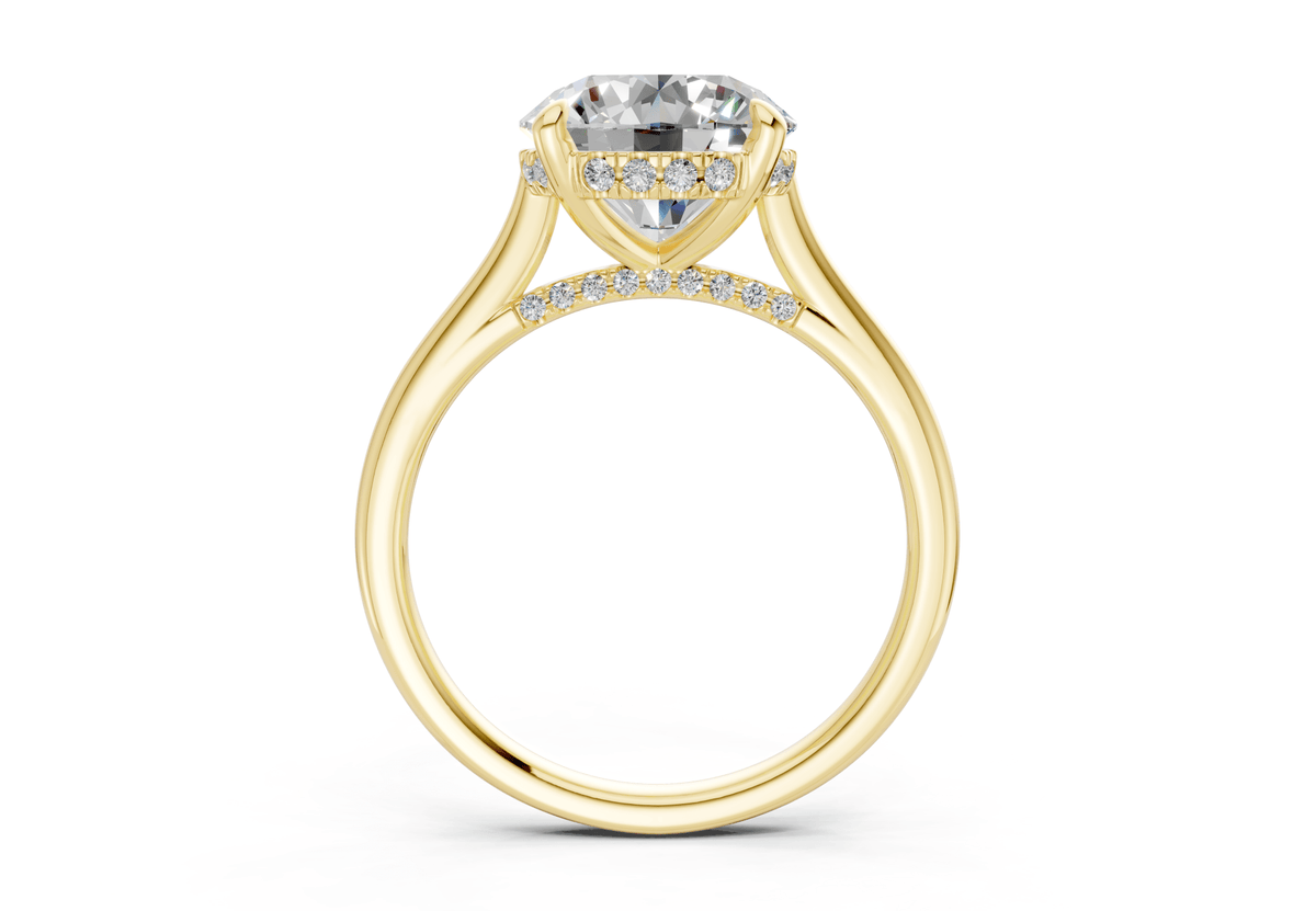 Piper Diamond Solitaire Round Cut 2mm Engagement Ring