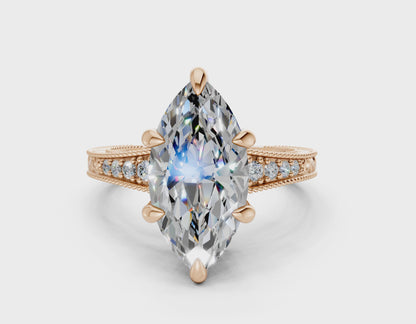 The Rosemont Three Stone Engagement Ring