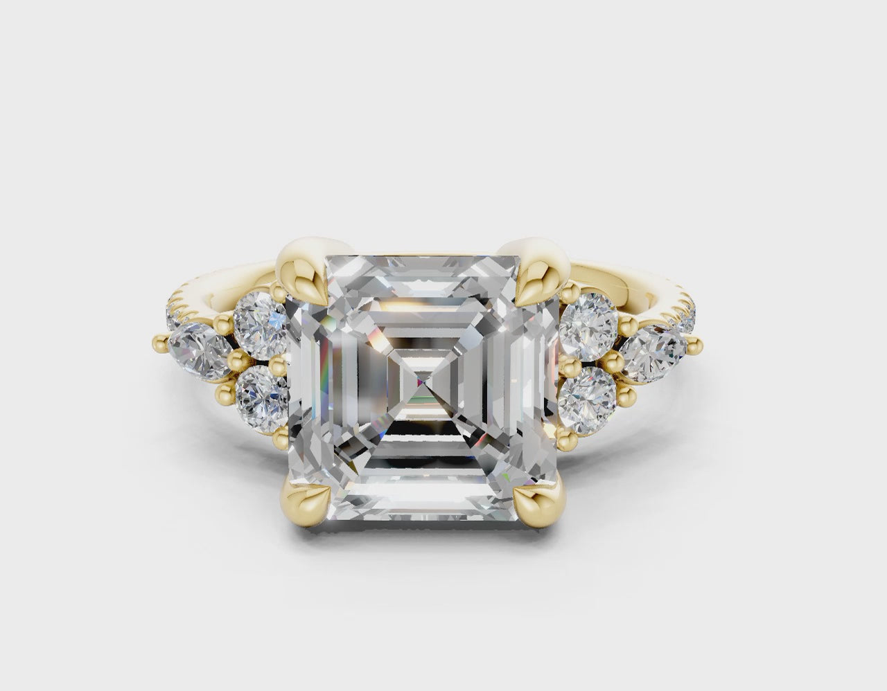 The Hudson Pavé Signature Engagement Ring