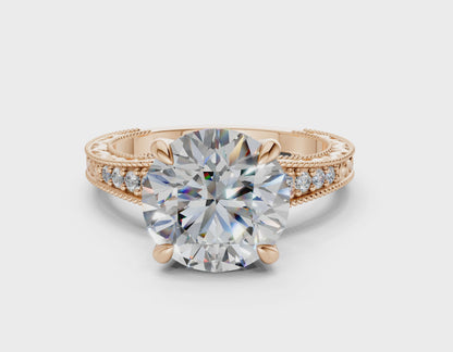 The Rosemont Three Stone Engagement Ring