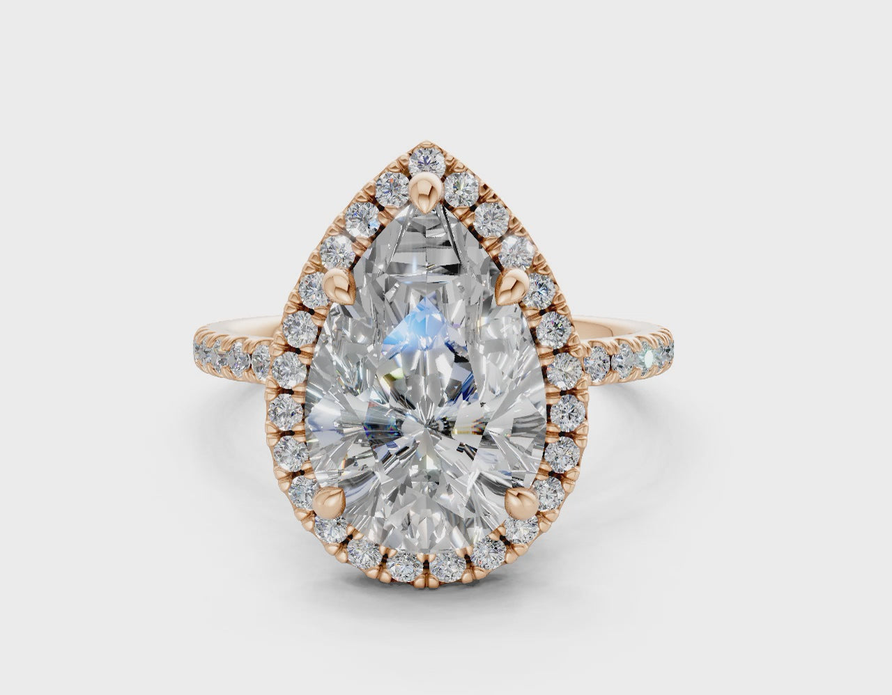 The Fifth Avenue Halo Signature Engagement Ring