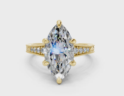 The Rosemont Three Stone Engagement Ring