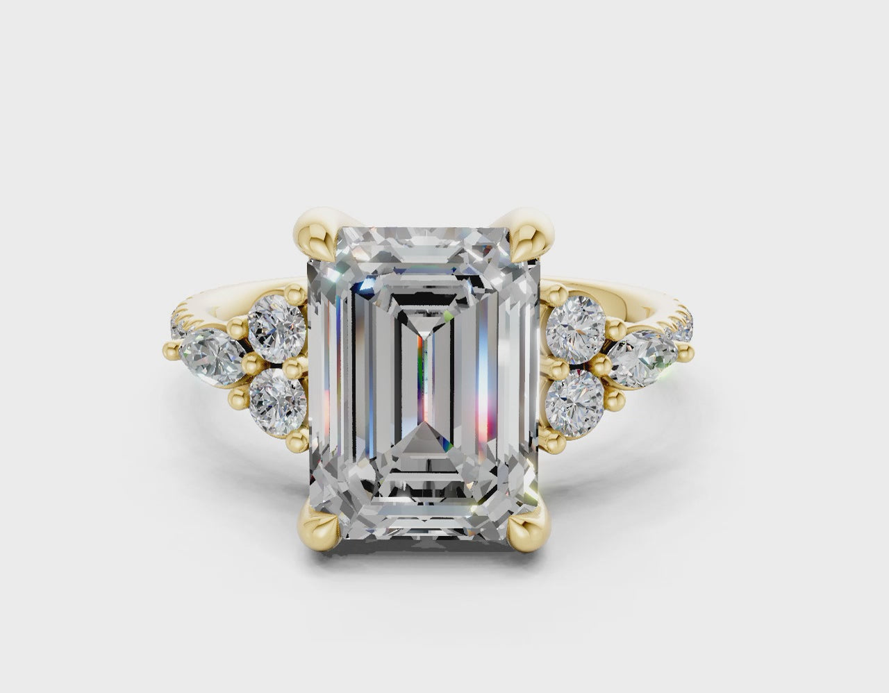 The Hudson Pavé Signature Engagement Ring