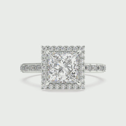 Chloe Princess Diamond Engagement Ring