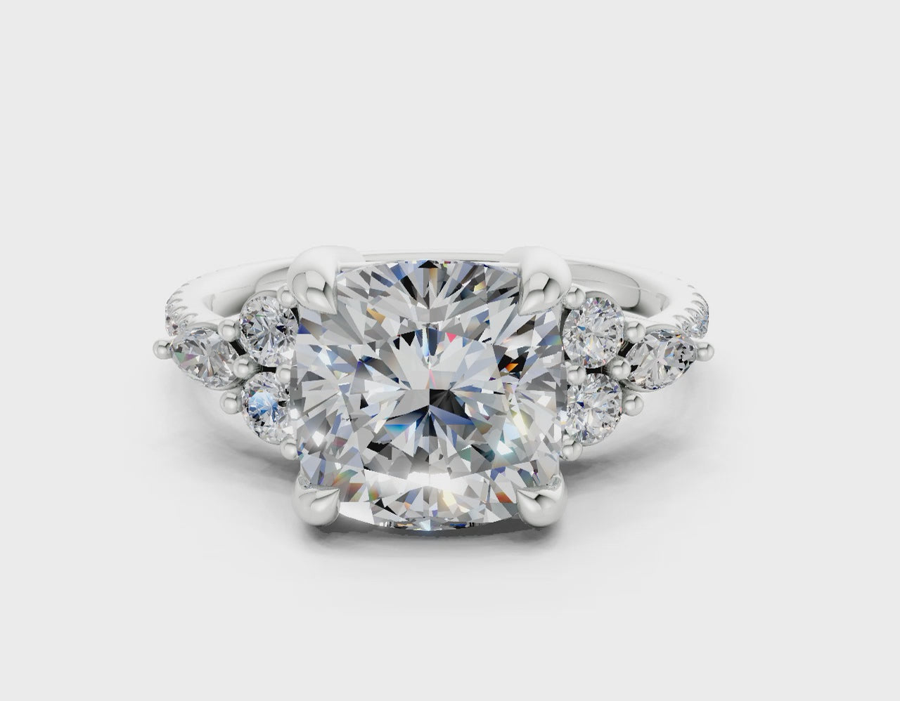 The Hudson Pavé Signature Engagement Ring