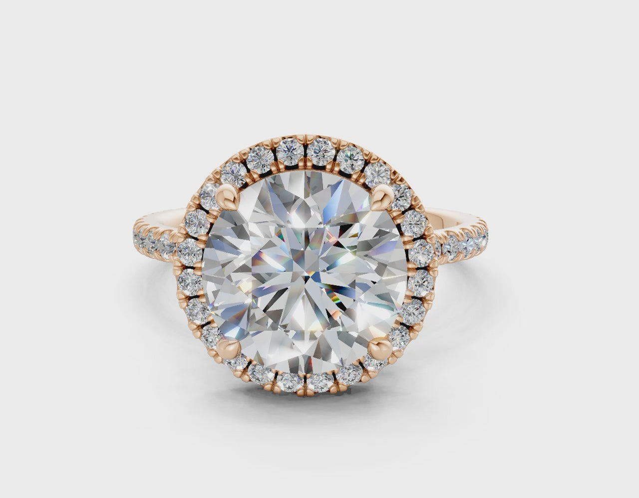 The Fifth Avenue Halo Signature Engagement Ring