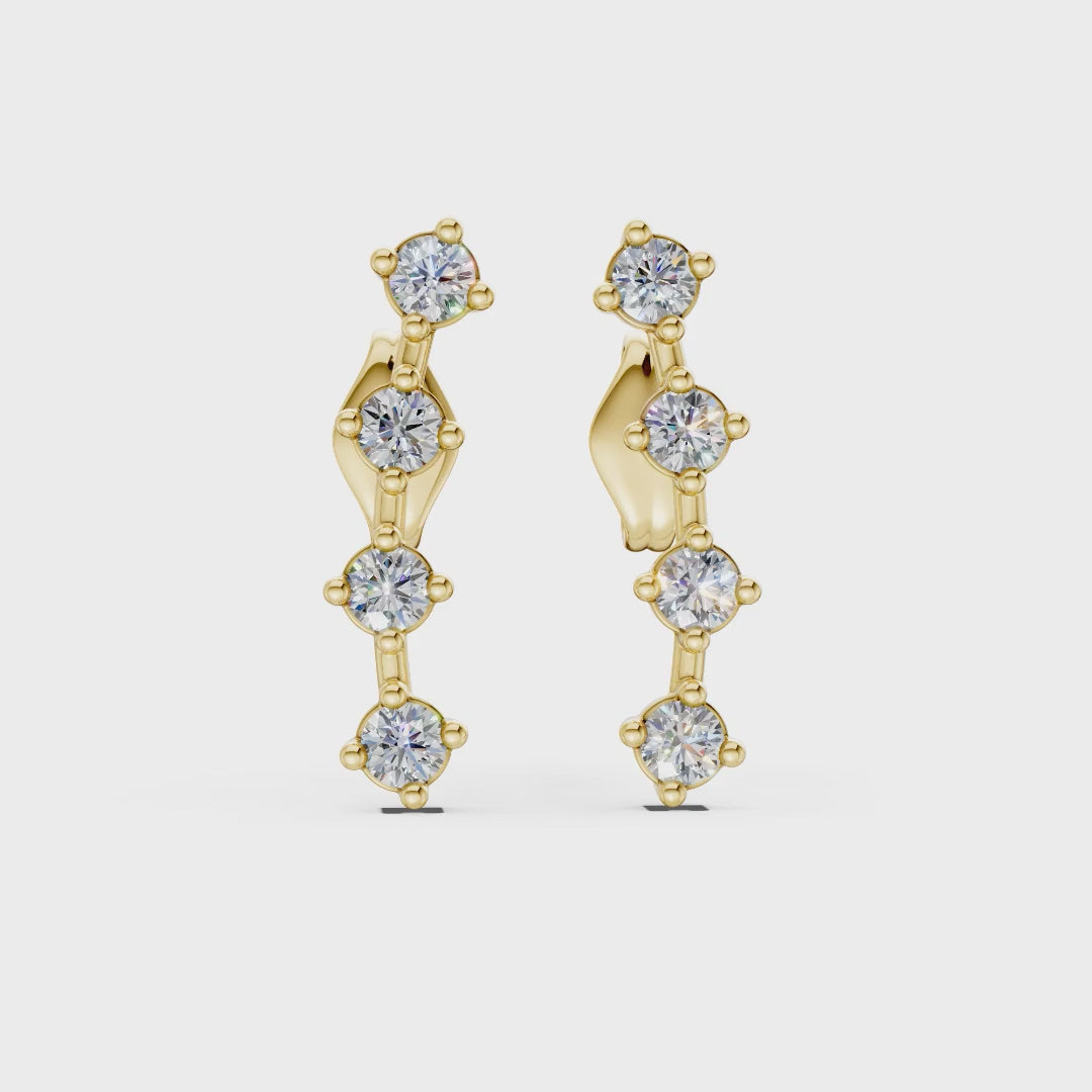 The Cascade Drop Earrings