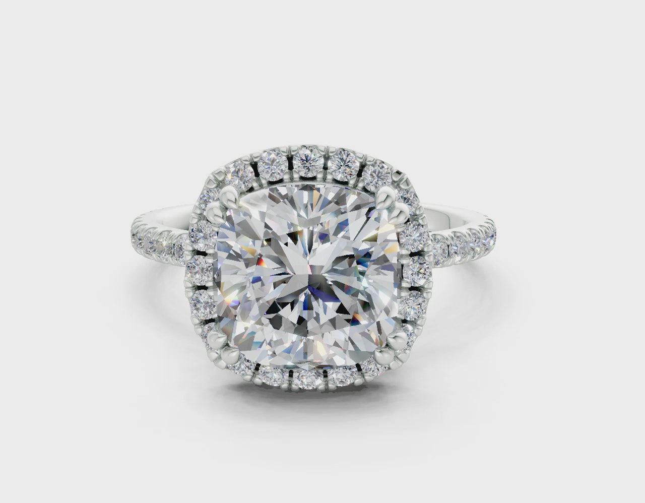 The Fifth Avenue Halo Engagement Ring