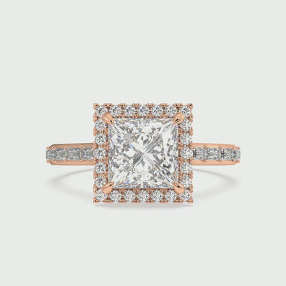 Chloe Princess Diamond Engagement Ring