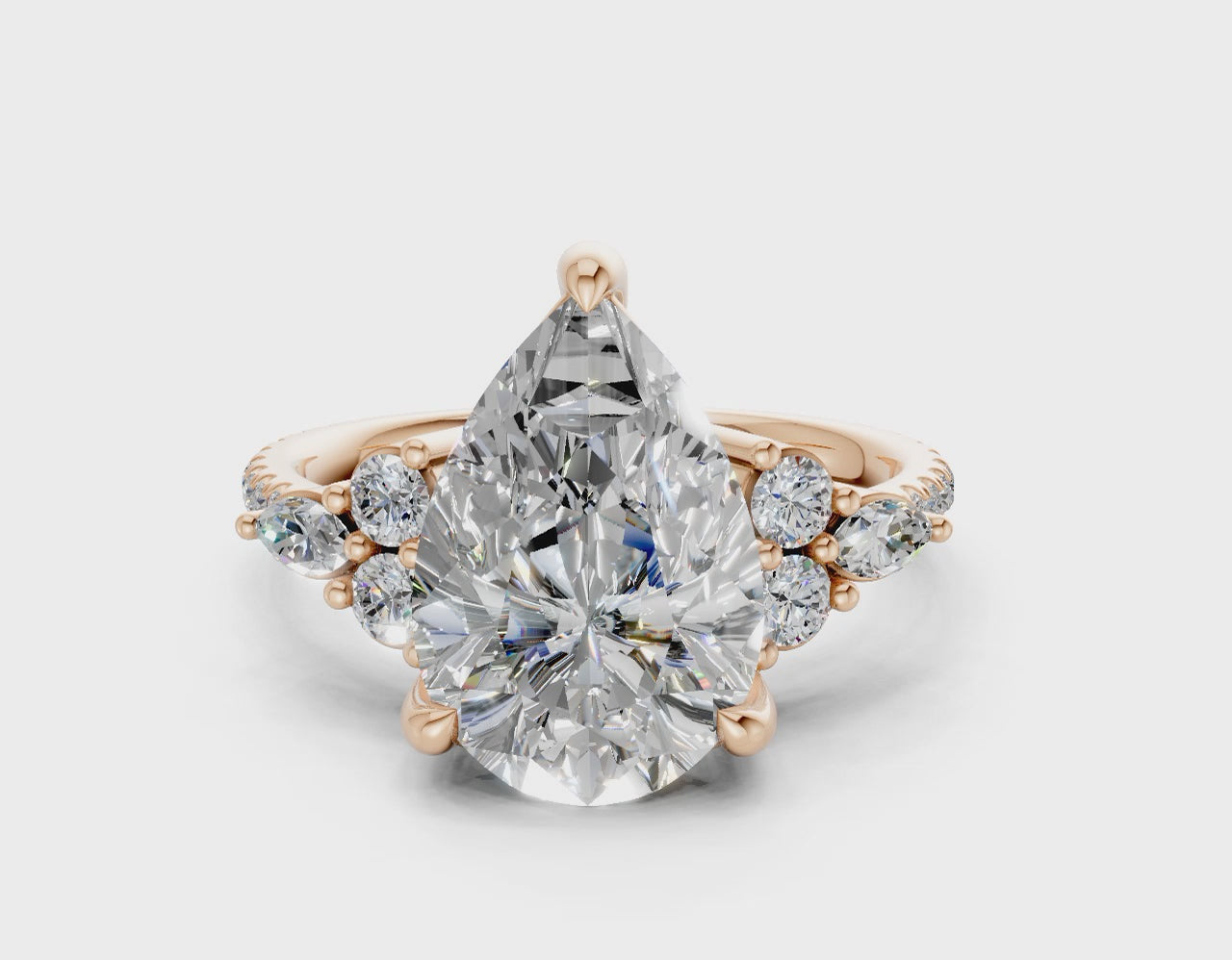 The Hudson Pavé Signature Engagement Ring