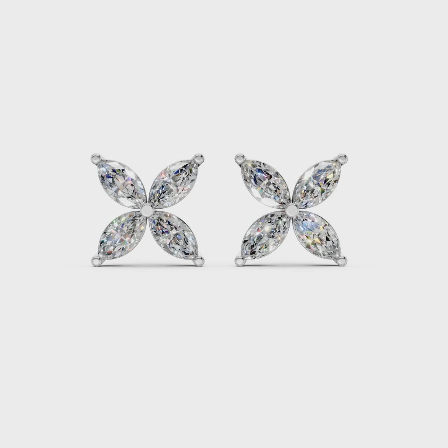 The Fleur Marquise Studs