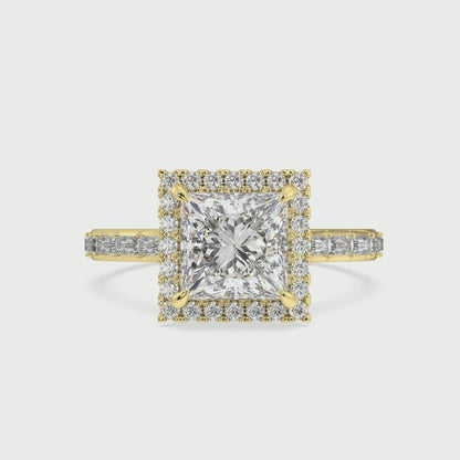 Chloe Princess Diamond Engagement Ring