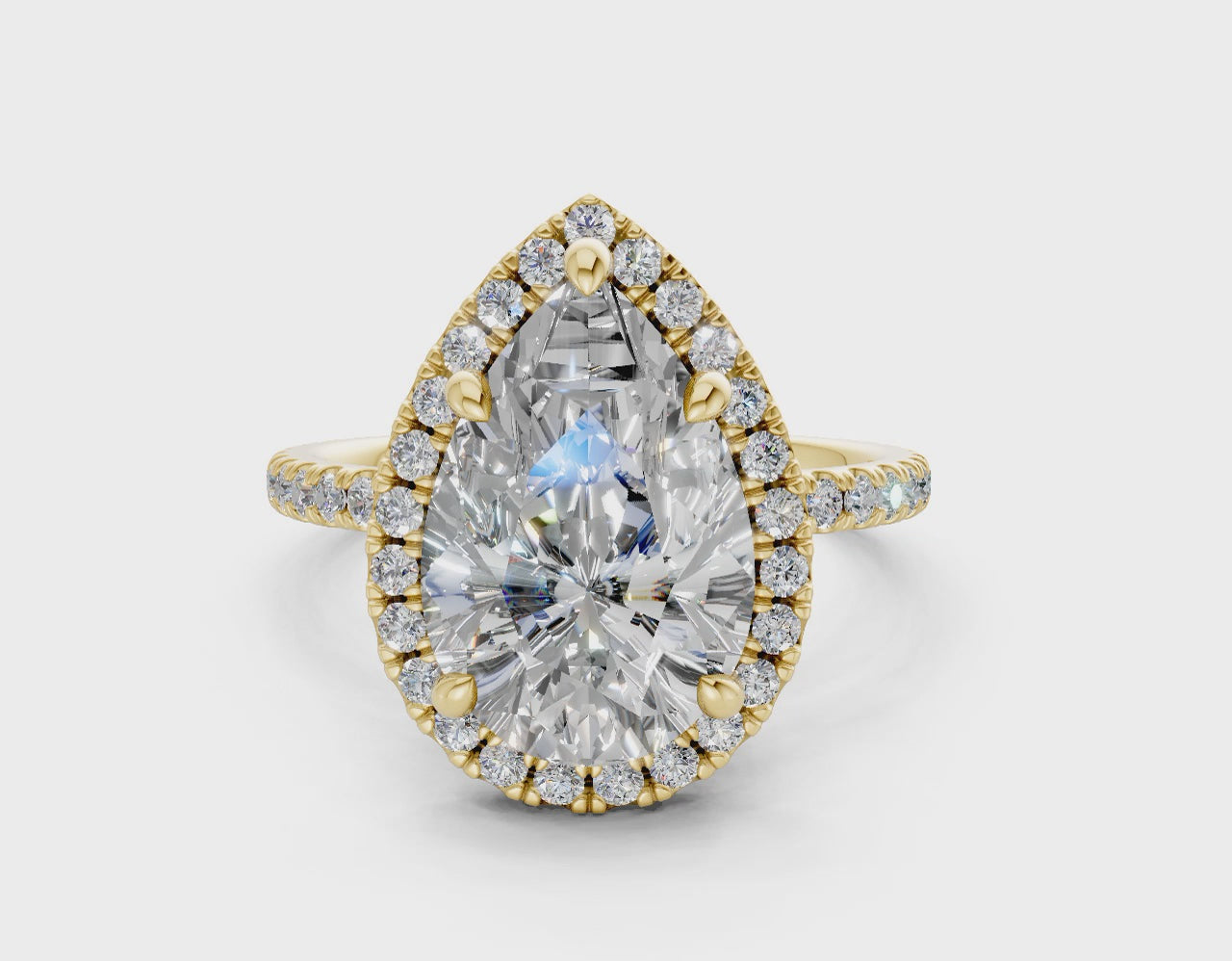 The Fifth Avenue Halo Signature Engagement Ring