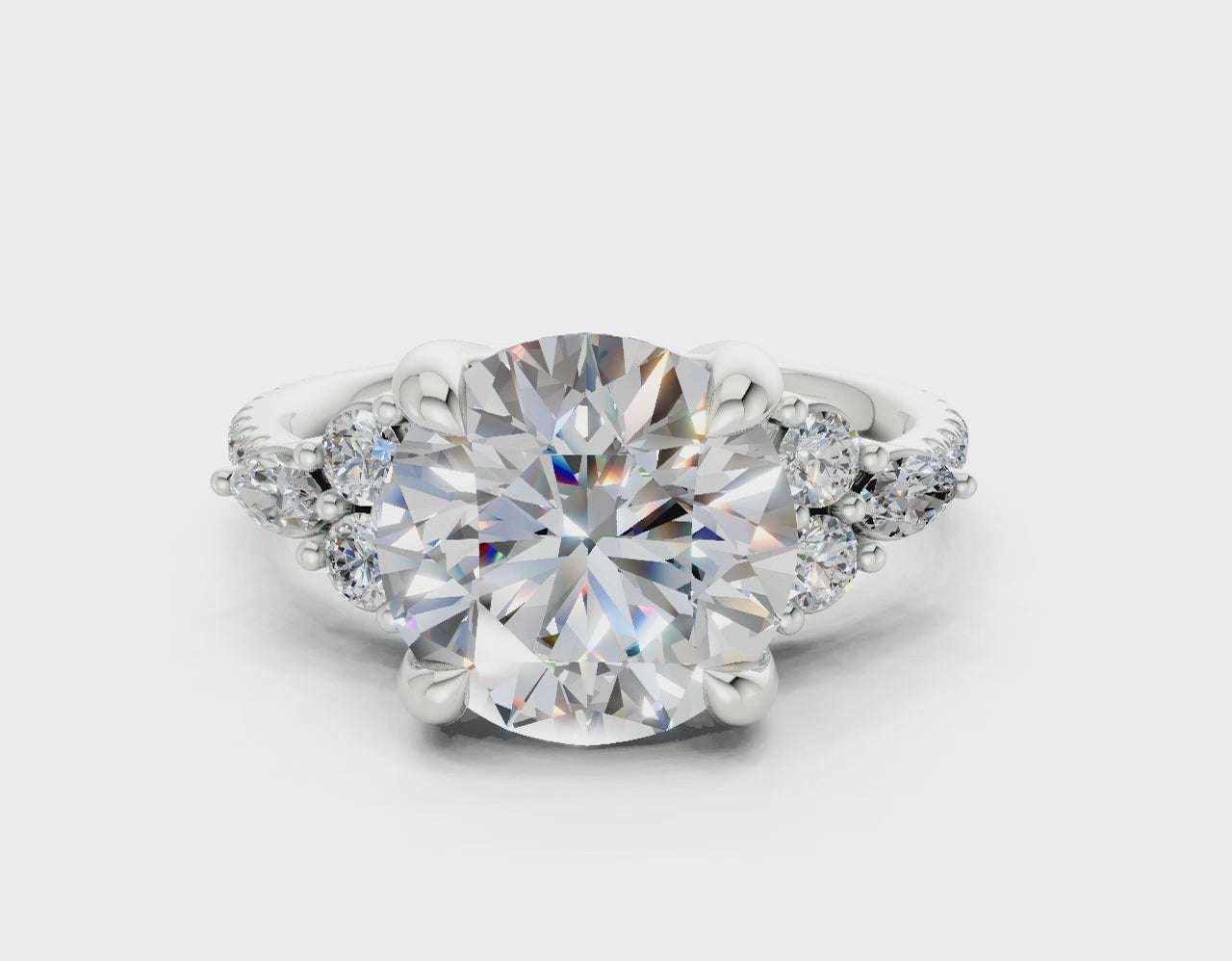 The Hudson Pavé Signature Engagement Ring