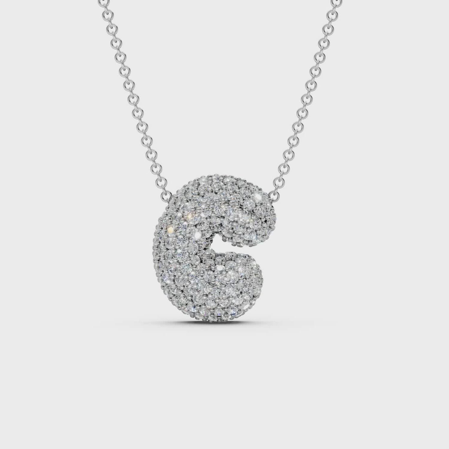 The Bubbletini Pavé Necklace