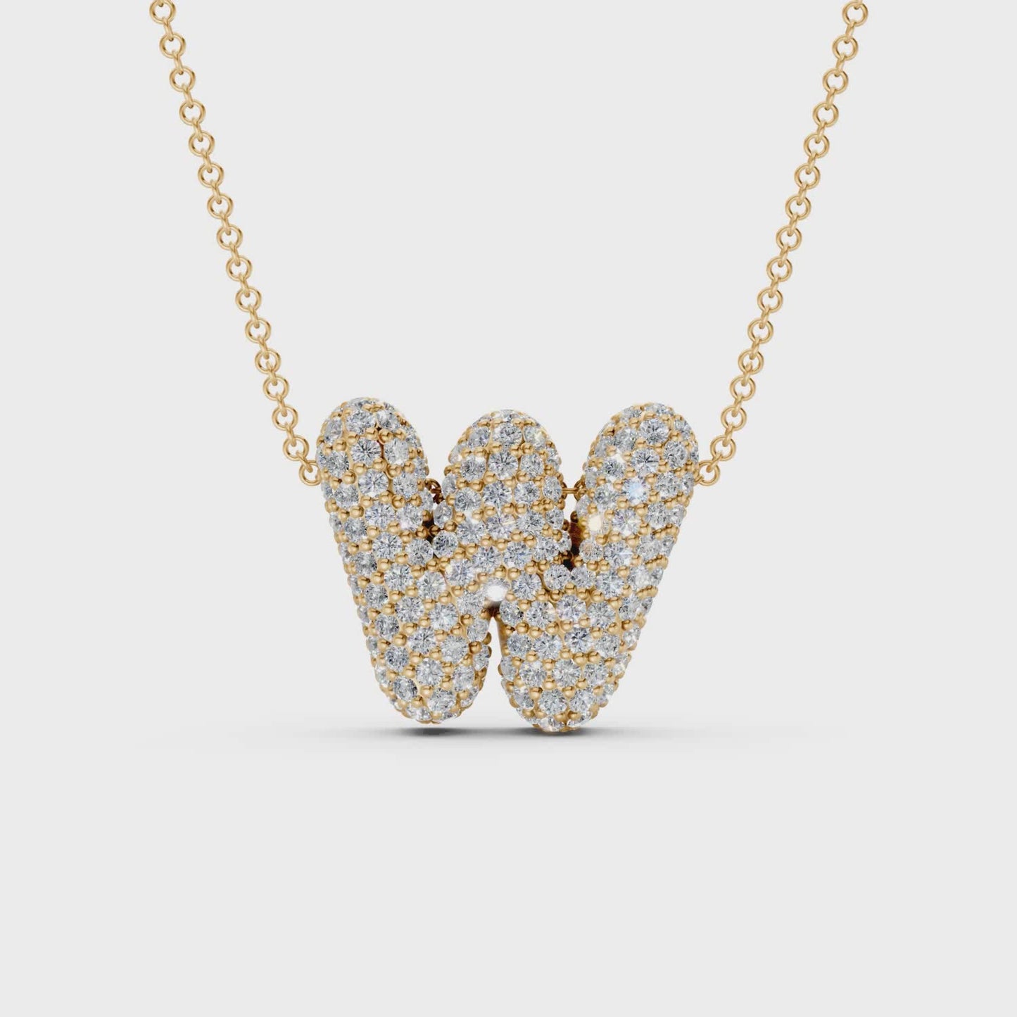 The Bubbletini Pavé Necklace