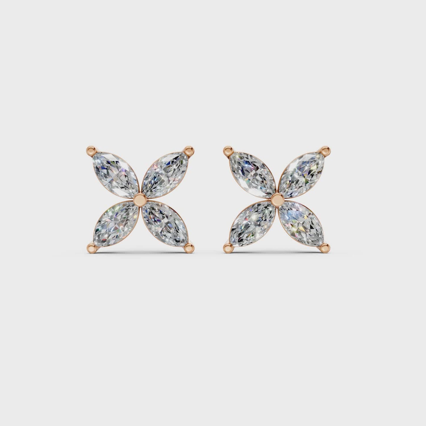 The Fleur Marquise Studs