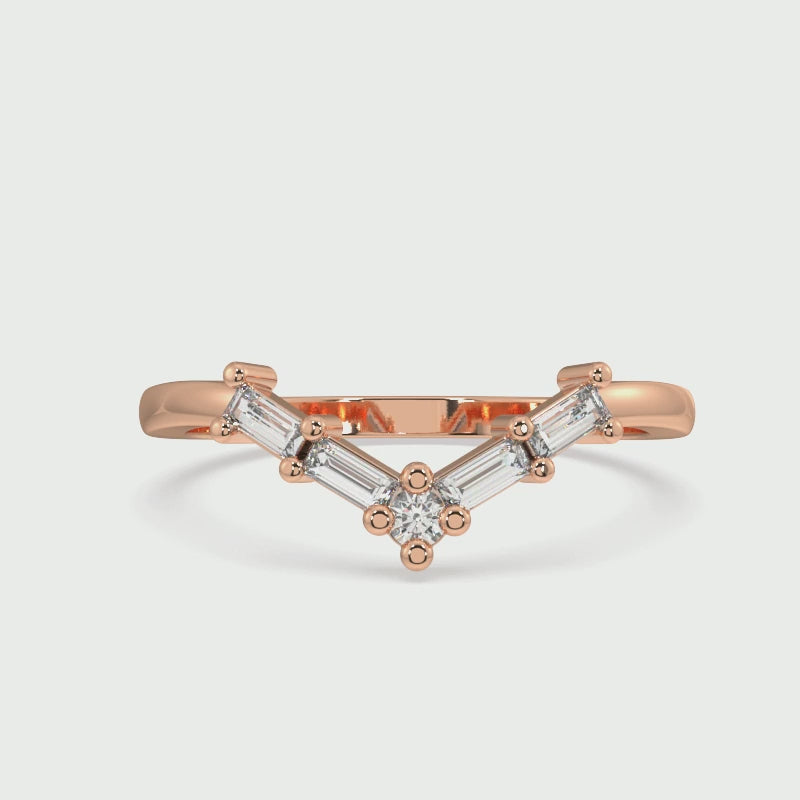 Aetheria Baguette Diamond Ring