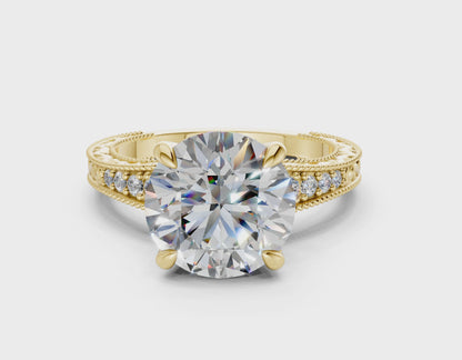 The Rosemont Three Stone Engagement Ring