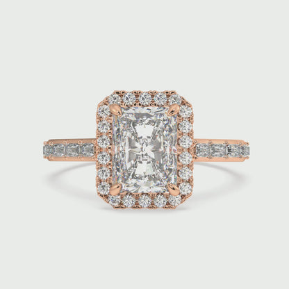 Chloe  Radiant Diamond Engagement Ring