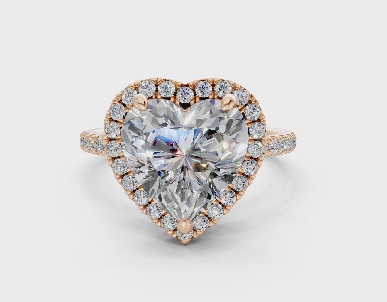 The Fifth Avenue Halo Signature Engagement Ring