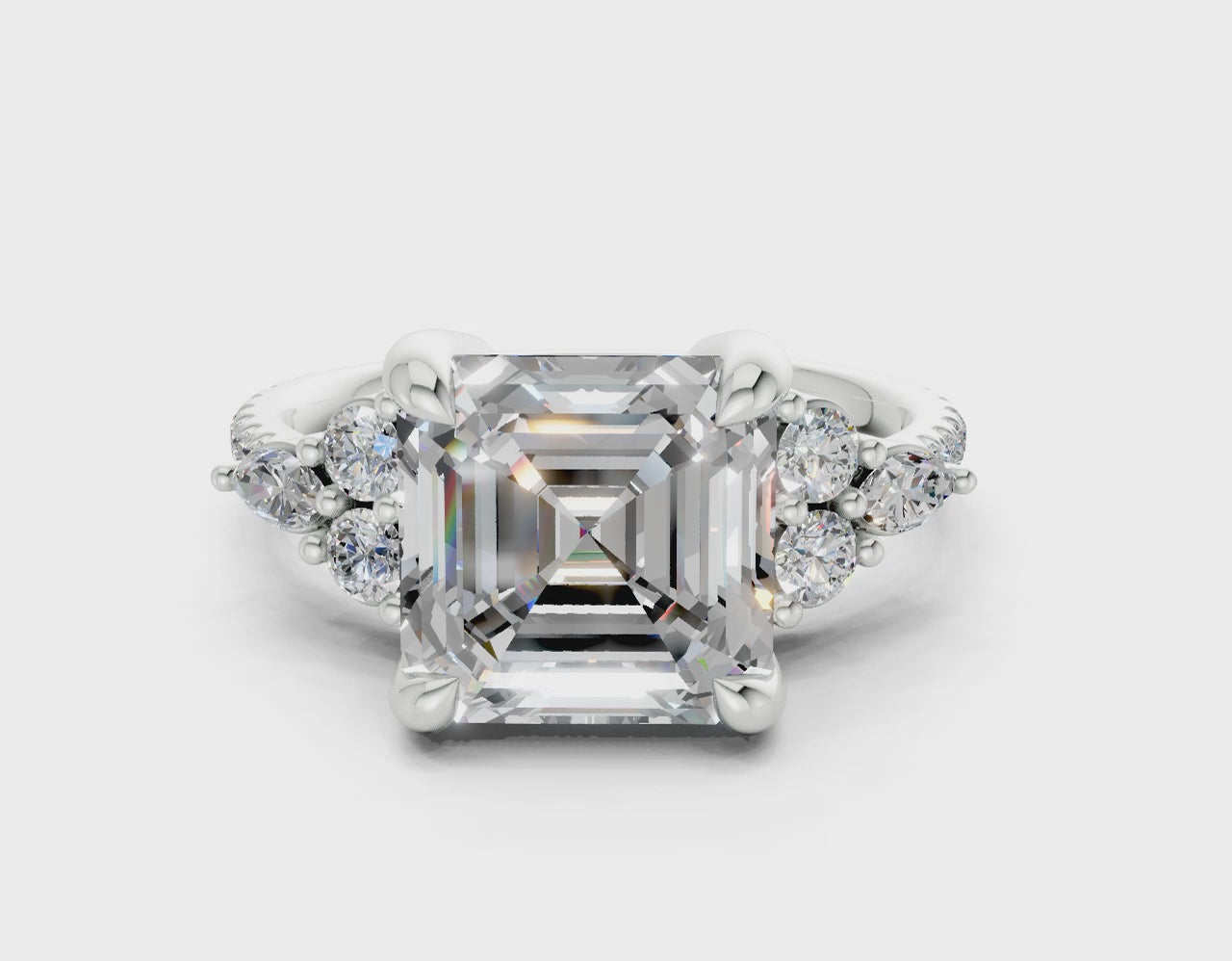 The Hudson Pavé Signature Engagement Ring